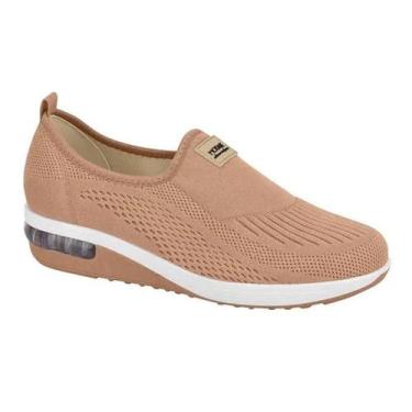 Imagem de Tênis Feminino Modare Slip On UltraConforto, Nude, 36