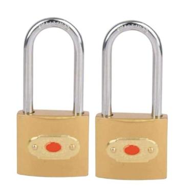 Imagem de Kit 2 Cadeados Antifurto Proteção 38mm Segurança Janelas Portões - NFD
