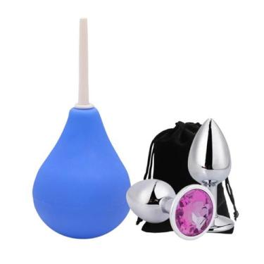Imagem de Plug Anal Tamanho G + Ducha Higiênica Intima 230ml - Sexyimport