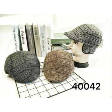 Imagem de Boina Xadrez Masculina Aba Curta Com Protetor de Orelha - On.shopp, Be