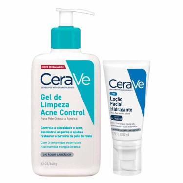Imagem de Cerave Kit - Hidratante Facial + Gel de Limpeza Facial para Peles Norm