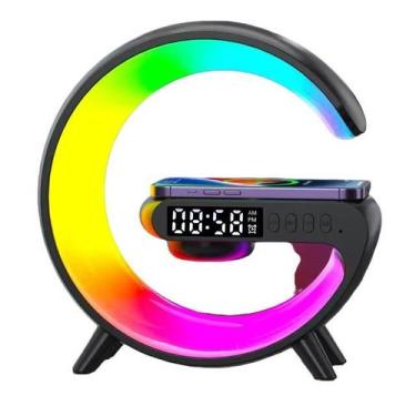 Imagem de Luminária De Mesa Abajur De Quarto 4 Em 1 Preto 110v/220v - Genérica