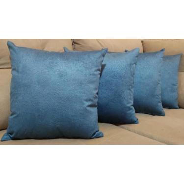 Imagem de Kit Com 5 Capas De Almofadas Suede 60x60 Extra Grande Com Zíper - INGR