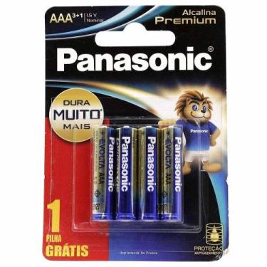 Imagem de Pilha Alcalina Premium Aa 1,5V 4 Unidades - Panasonic