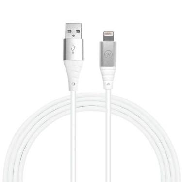 Imagem de Cabo MFi Hard Cable em TPE 2m  C 89 Iwill  USB, Branco