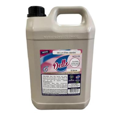 Imagem de Cera Liquida Acrílica Antiderrapante Incolor Dellx - 5 Litros