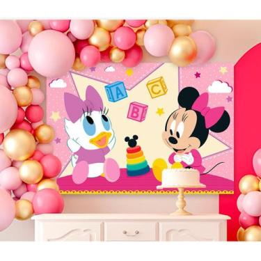 Imagem de Painel Minnie Baby Disney Aniv 01 un decoração festa aniver - Regina