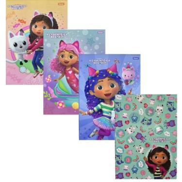 Imagem de Caderno Brochura Capa Dura 80F A Casa Magica Da Gabby Foroni 