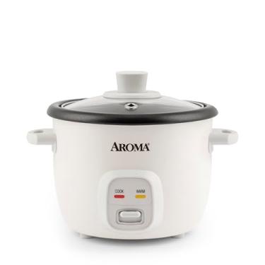 Imagem de Aroma Housewares Panela de arroz e grãos (ARC-302NG), branca