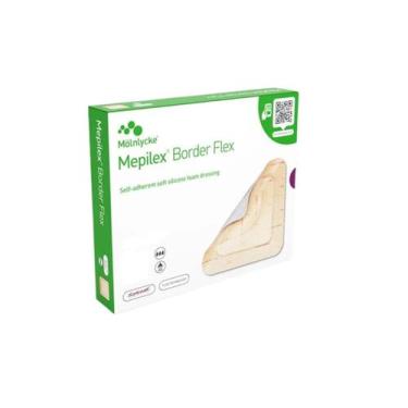 Imagem de Curativo Mepilex Border Flex 10cm x 10cm 595300 Molnlycke 1 Unidade
