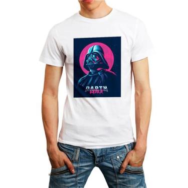 Imagem de Camiseta Masculina Branca Star Wars 03 - DESIGN CAMISETAS, Branco, P
