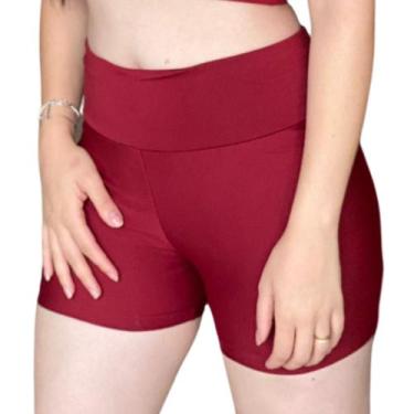 Imagem de Bermuda Feminina Short Curto Suplex Fitness Academia - Jinkingstore , 