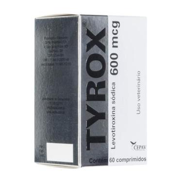 Imagem de Repositor Hormonal Tyrox Cepav 600mcg - 60 comprimidos - Cepav / Tyrox