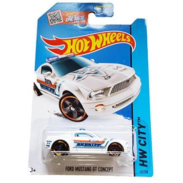 Imagem de Hot Wheels 2015 HW City Ford Mustang GT Concept (Police Car) 49/250, White