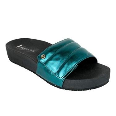 Imagem de REVITALIGN Sandália feminina Breezy Deluxe Slide, Deep Lake, 41