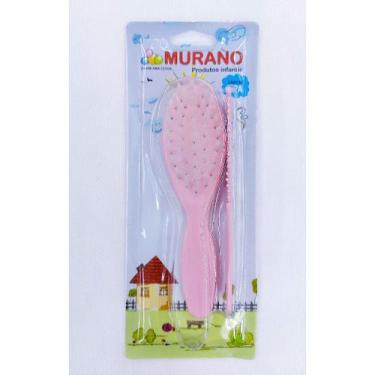 Imagem de Kit Escova Pente - Murano - Ref.:101 - NoBrand, Rosa