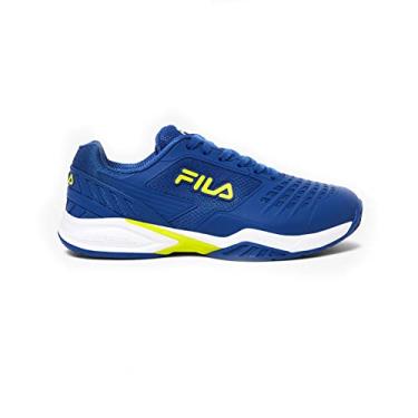 Imagem de Fila Axilus 2 Energized Tênis masculino, Azul/Neon/Branco, 38