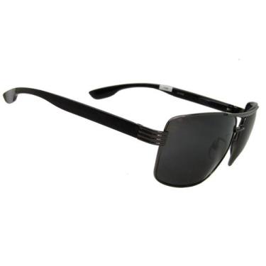 Imagem de Oculos de Sol Estilo Aviador Polarizado Fumê - Cn