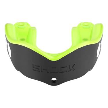 Imagem de (Flavored, Youth (10 yrs & below), LEMONLIME) - Shock Doctor Mouthguard: 1 Sport Mouth Guard - Gel Max Mouthguard for Football, Lacrosse, Basketball, Boxing, MMA, Martial Arts, and More - Includes Helmet Strap - (Youth & Adult Sizes)