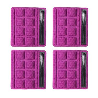 Imagem de PAXLamb Protetor de queixo universal para capacete, almofada de espuma, almofada de reposição, forro de forro para esportes, atividades ao ar livre, ciclismo, motocicleta, andar de bicicleta (roxo, 4