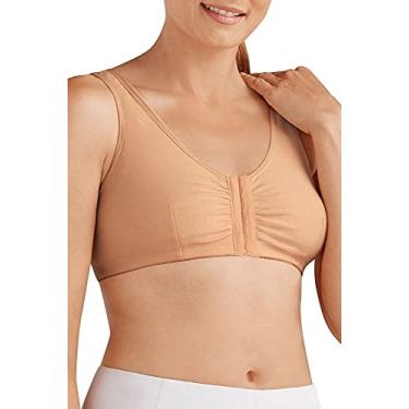 Imagem de Amoena Sutiã feminino de lazer Frances com fechamento frontal, Nude, XX-Large C/D (48/50)