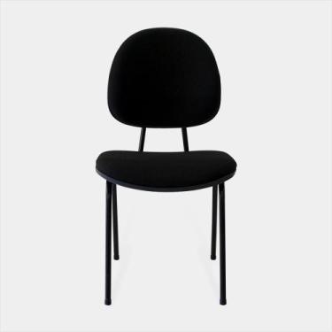 Imagem de Cadeira Executiva Turim Pé Palito Preta - Flex Cadeiras