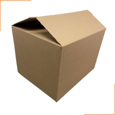 Imagem de Caixa para Mudanças e Envios de Papelão Kraft 50x40x35 Kit com 40 Unid
