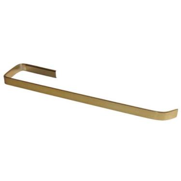 Imagem de Porta Toalha de Rosto Chapa Fina Satandard Alumínio Dourado - Montelar