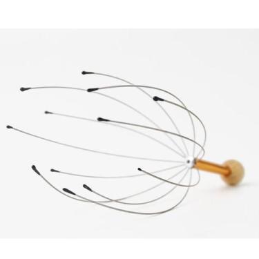 Imagem de Massageador De Cabeça 12 pontas Cafune Relaxante Anti Stress - Home Go