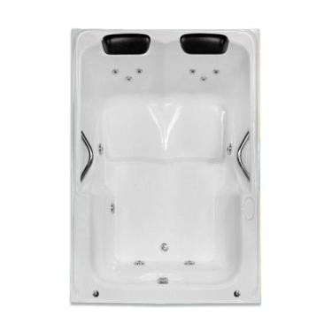 Imagem de Banheira Dupla Hiamar COMPLETA com hidro em acrílico - Só Banheiras, 1