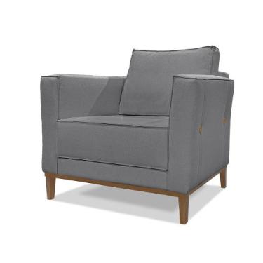 Imagem de Poltrona Estofada Decorativa Sala Quarto Escritório Leitura Prime - Ma