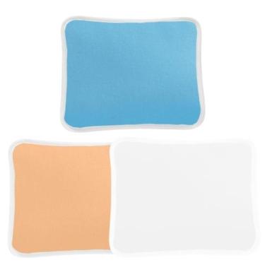 Imagem de Kit 3 Fronha Para Bebê Lisa 30x40cm 100% Algodão - DUGU, AZUL BRANCO B
