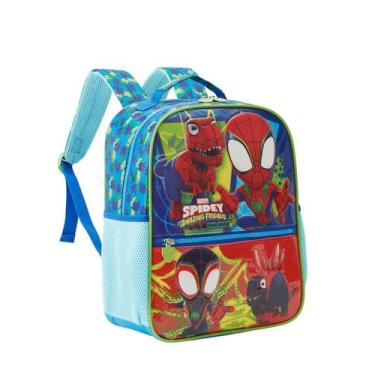 Imagem de Mochila Costas Escolar Infantil Spidey Dino Webs Spider Man - Xeryus, 