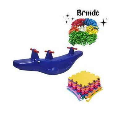 Imagem de Playground Crocodilo Tatames 50x50  100 Multiblocos Inclusos - Valenti