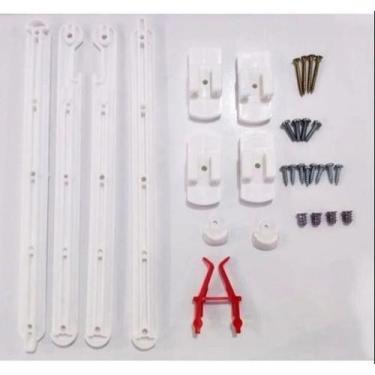 Imagem de Kit Regulador Berço - Ferragem Grade Móvel P/ 25mm - Joelini