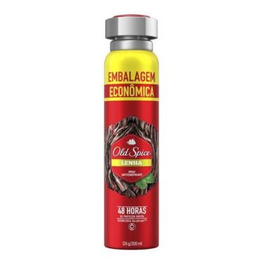 Imagem de Antitranspirante Spray Old Spice Lenha Embalagem Economica 200ml, 1