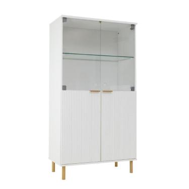 Imagem de Cristaleira Ditália 4 Portas E-964 Branco