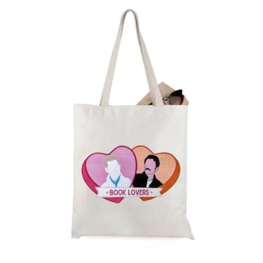 Imagem de WCGXKO Sacola divertida para amantes de livros Charlie Swan Carlisle Cullen com tema de filme, Bege, Medium