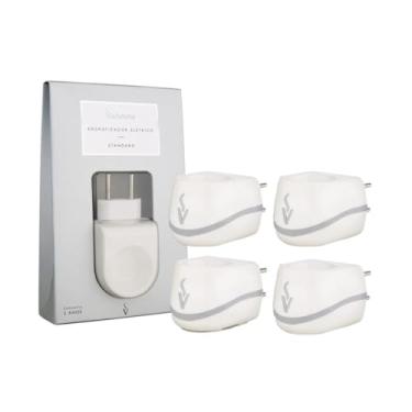 Imagem de Kit 4x Difusor Aromatizador Plástico Elétrico Bivolt de Aromas Essenciais e Óleos Essencias