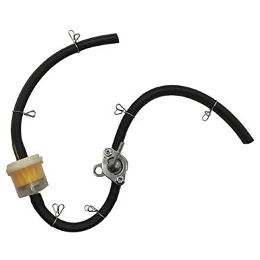 Imagem de Welandya Mangueira de Combustível de Gás, Braçadeiras de Filtro de Óleo, Válvula de Corte de Combustível Em Linha, Interruptor de Gasolina Petcock para 50Cc 70Cc 110Cc 125Cc 150Cc 250Cc Mini Bike Dirt