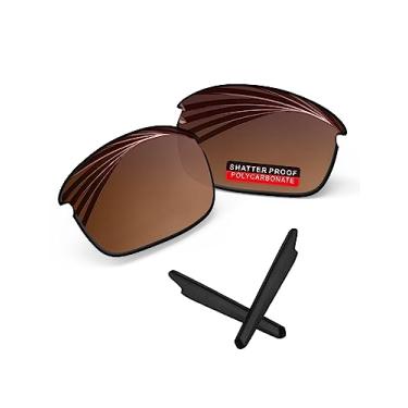 Imagem de iLikeo Lentes de reposição polarizadas de policarbonato PRO+ para óculos de sol Oakley Bottle Rocket OO9164 - marrom acobreado