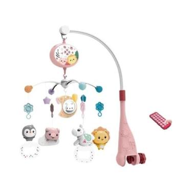 Imagem de Móbile Musical para Bebê com Luzes, Projeção e Controle Remoto, Lua ro