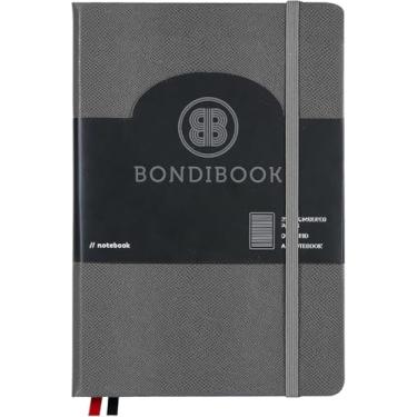 Imagem de Ox Plastics Cadernos pautados universitários A3 para trabalho - 14 x 21 cm, 120 páginas, cadernos de diário com capa cinza - perfeitos para estudantes, escritório, negócios e esboços.