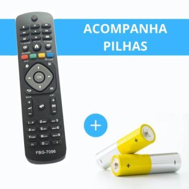 Imagem de Controle Remoto TV Compatível SMART PHILIPS  FBG 7096