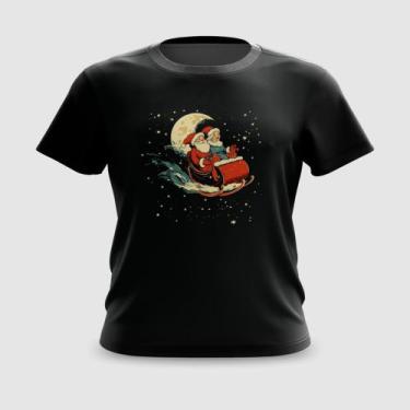 Imagem de Camiseta Camisa Papai e Mamãe Noel de Trenó no Luar - FABRIQUETA, G