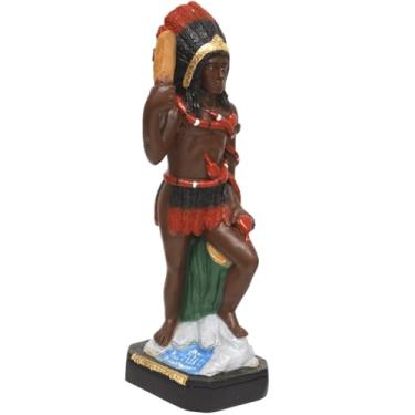 Imagem de Imagem Caboclo Cobra Coral 25cm Gesso Escultura Umbanda