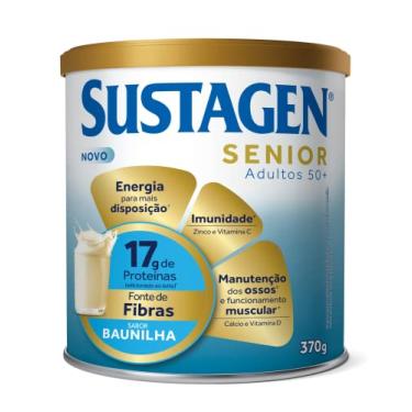 Imagem de Sustagen Senior Complemento Alimentar 50+ Sabor Baunilha Lata 370g