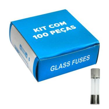 Imagem de 100x Fusível De Vidro 5x20 Pequeno Kit Com 100 Peças 30amp - GREEN, 04