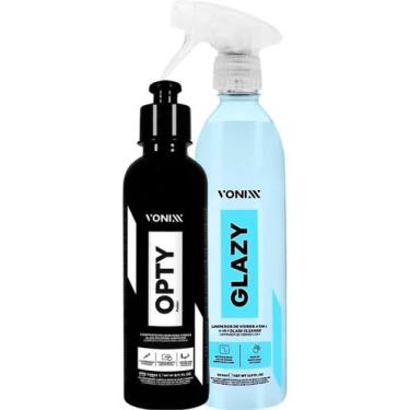 Imagem de Glazy 500ml opty polidor vidros limpa vidros 4 em 1 vonixx - marca, Se