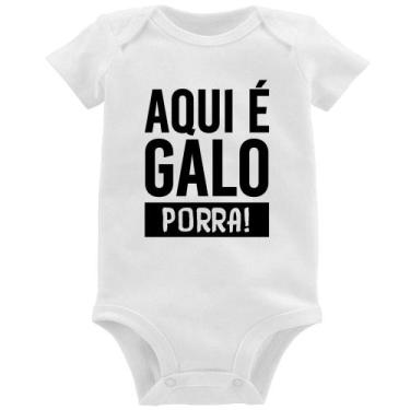 Imagem de Body Bebê Aqui é galo  - Foca na Moda, Branco, P